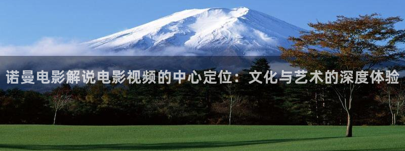 青苹果影院电视剧免费观看：诺曼电影解说电影视频的中心定位：文化与艺术的深度体验